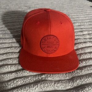 Brixton Bold Red Snapback Hat